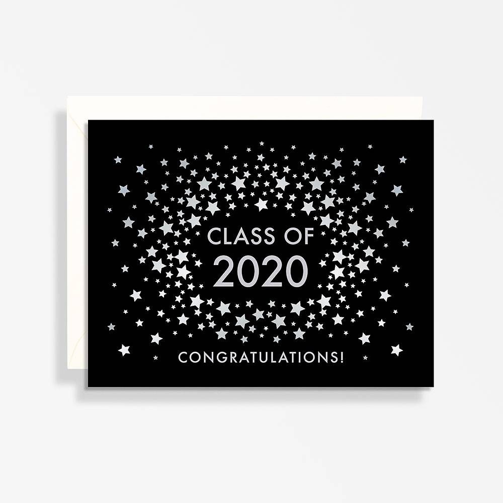 Starry Sky Class Of 2020 Graduation Card