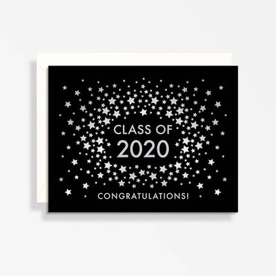 Starry Sky Class Of 2020 Graduation Card