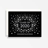 Starry Sky Class Of 2020 Graduation Card