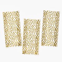 Gold Polka Dot Cellophane Bags