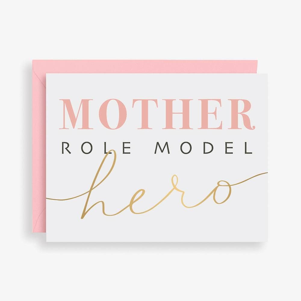 Role Model & Hero Mother's Day Card