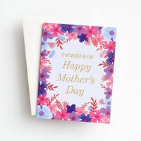 Floral Mother-In-Law Mother's Day Card