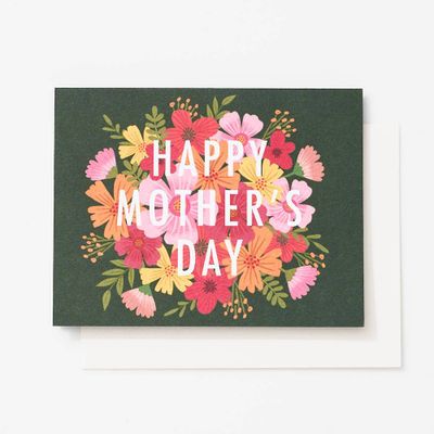 Floral Happy Mother's Day Card