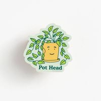 Pot Head Sticker