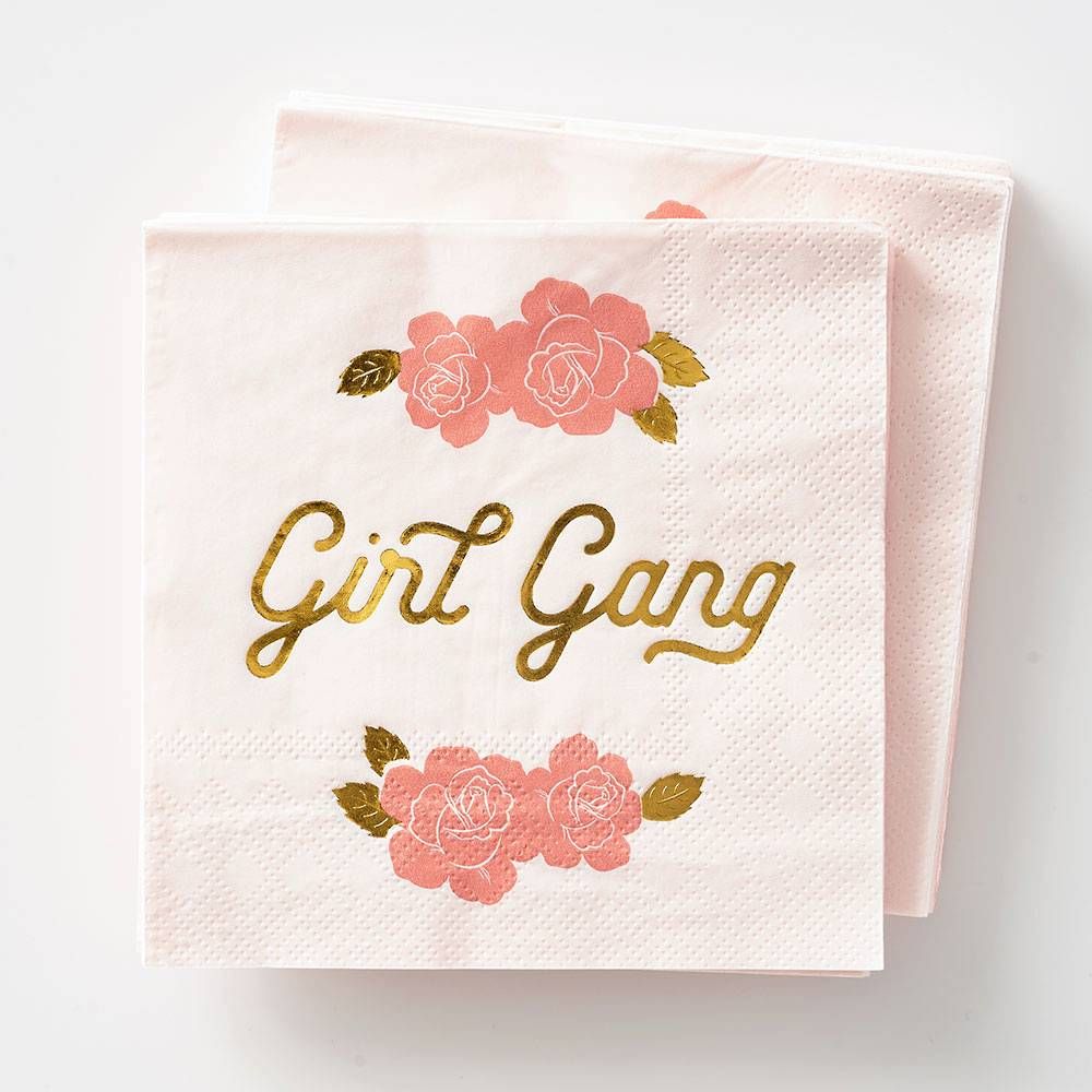 Girl Gang Cocktail Napkin