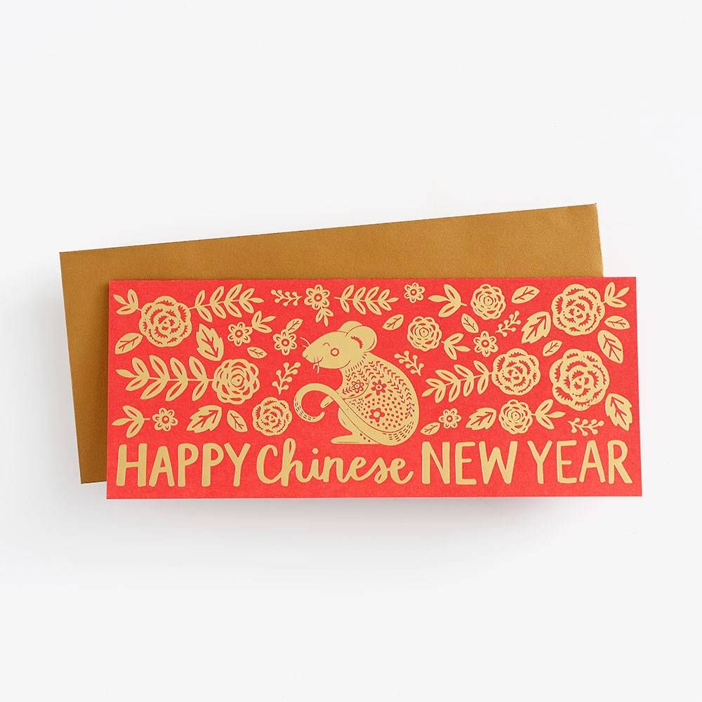 Year Of The Rat Chinese New Year Card