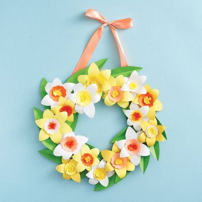 Daffodil Floral Wreath Kit