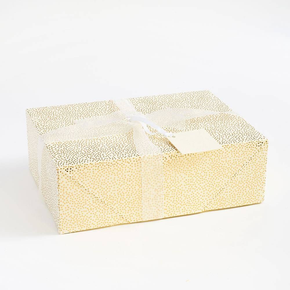 Gold Dot Medium Foldable Box