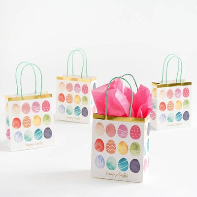 Watercolor Easter Egg Treat Bags