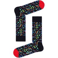 Black Music Notes Socks