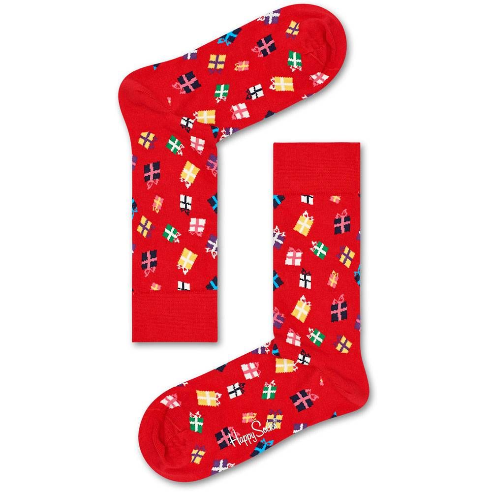 Red Present Socks