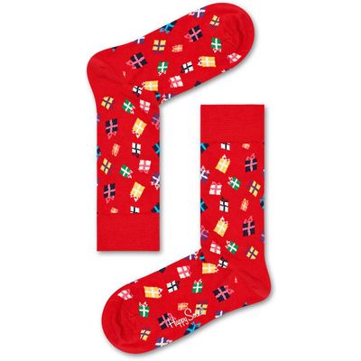 Red Present Socks