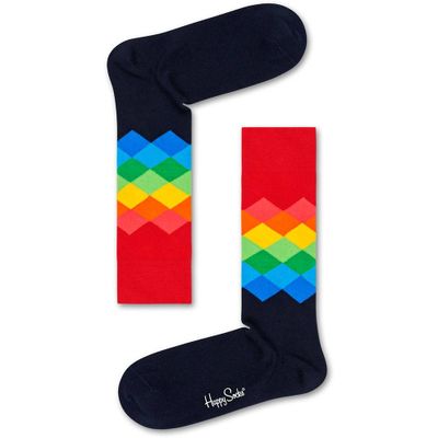 Rainbow Diamond Socks