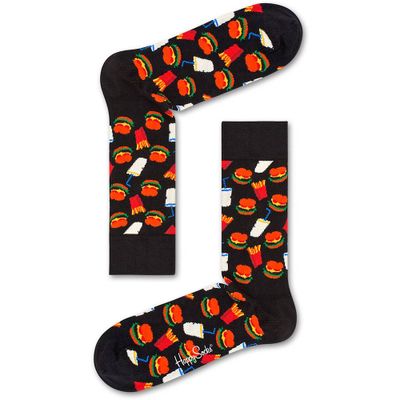 Black Hamburger Socks