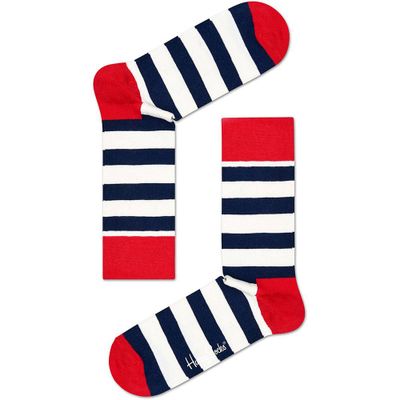 Navy Striped Socks