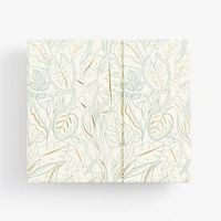 Gold Foil Greenery Weekly Organizer