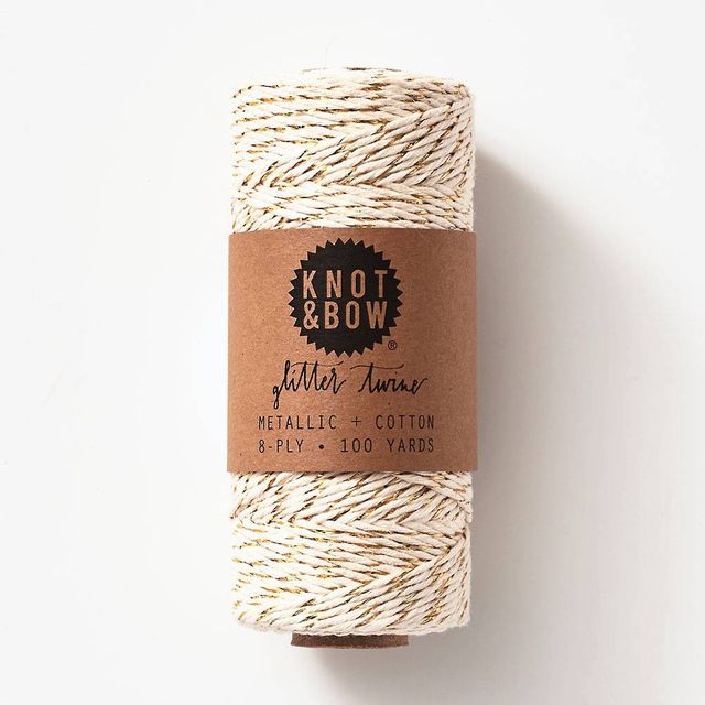 Gold Metallic and Natural Twine