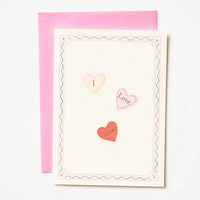 Gold Foil I Love You Valentine Card