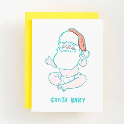 Santa Baby Holiday Card