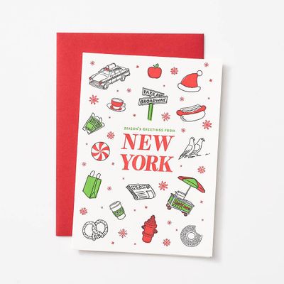 Greetings From New York Holiday Card