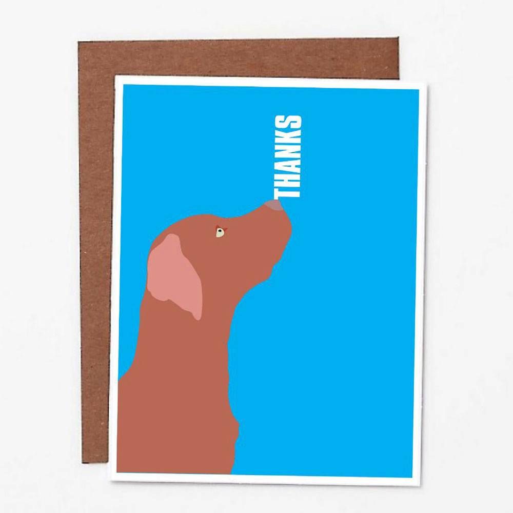 Dog Thank You Card