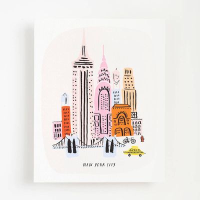 Colorful New York City Art Print