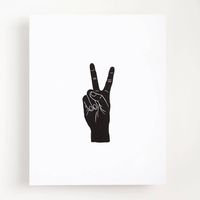 Peace Sign Art Print