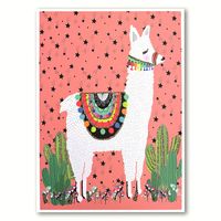 Llama Art Print