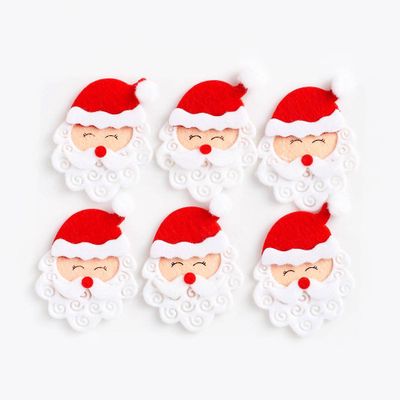 Swirl Beard Santa Stickers