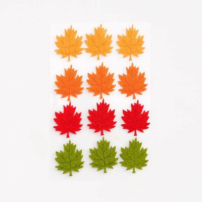 Colorful Leaf Stickers