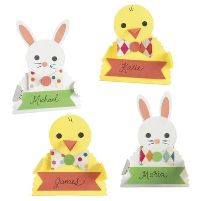 Easter Friends Placecard Kit