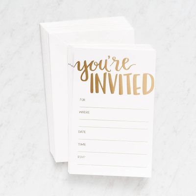 You're Invited Fill-In Invitation Cards