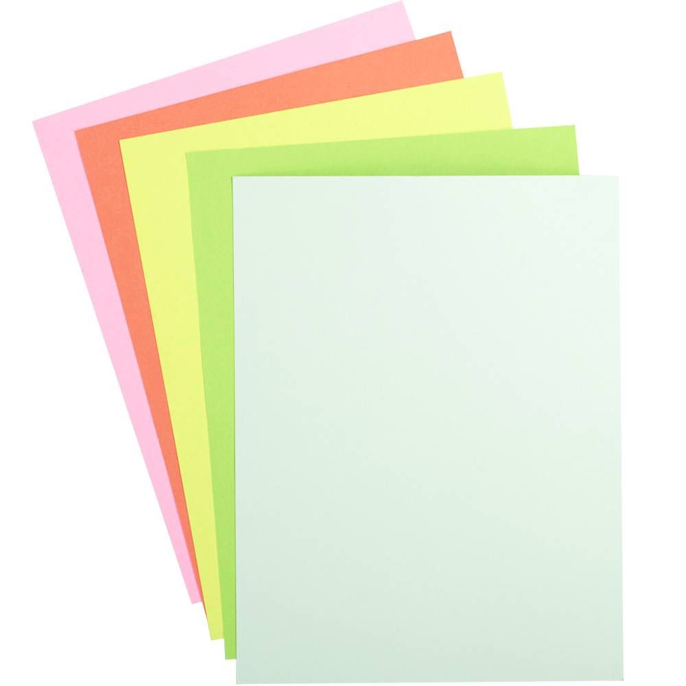 Ultra Bright Springtime Card Stock 8.5" x 11"