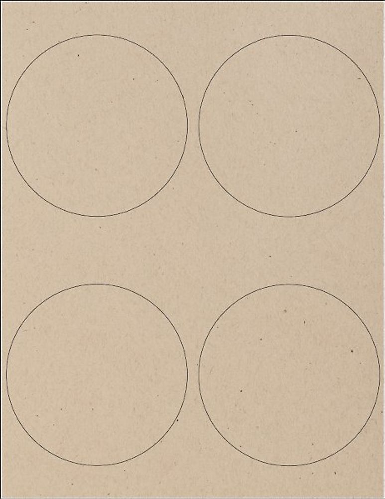 Paper Bag 4 inch Round Printable Labels | Paper Source | Bethesda Row