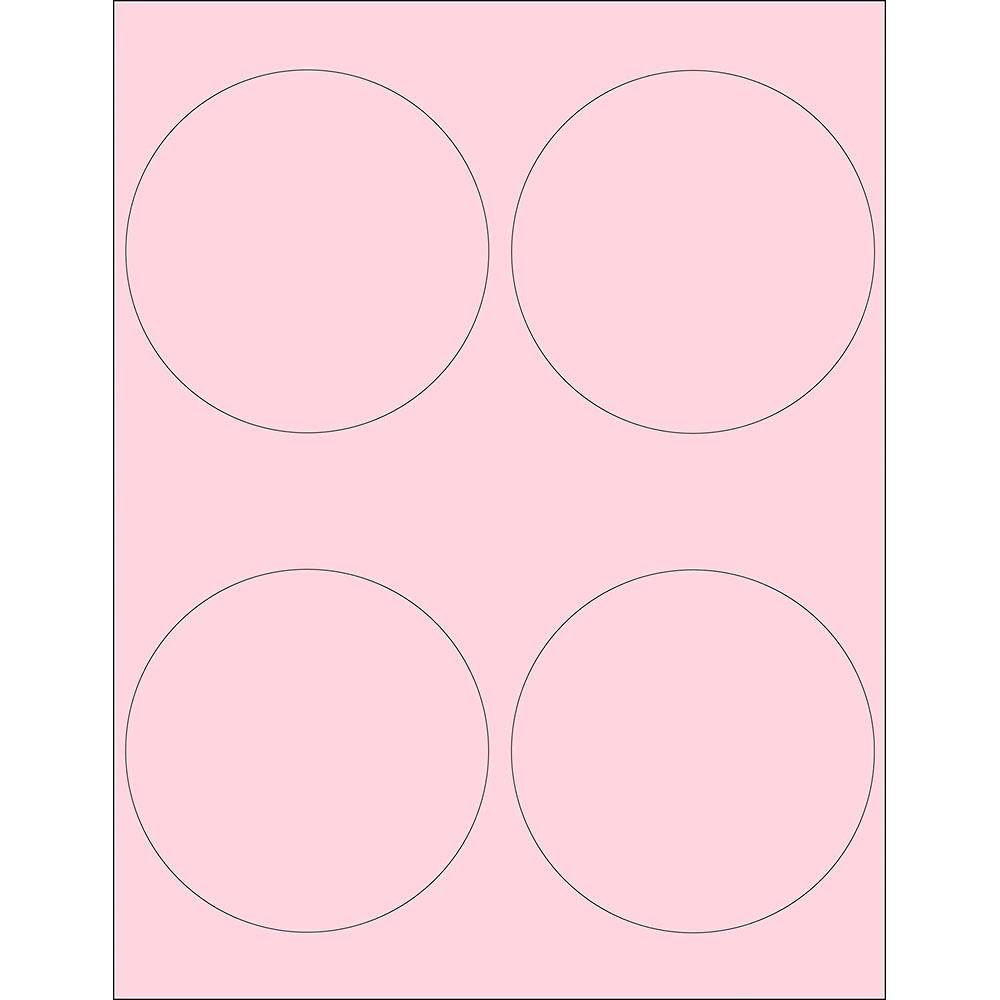 Blossom 4" Round Printable Labels