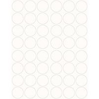 Superfine White 1.25 inch Round Printable Labels