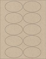 Paper Bag Oval Printable Labels