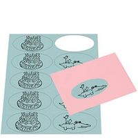 Pool Oval Printable Labels