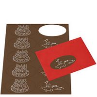 Chocolate Oval Printable Labels