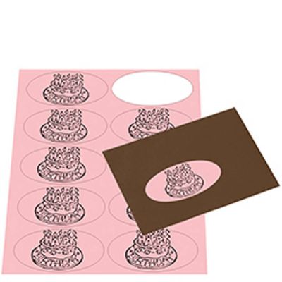 Blossom Oval Printable Labels