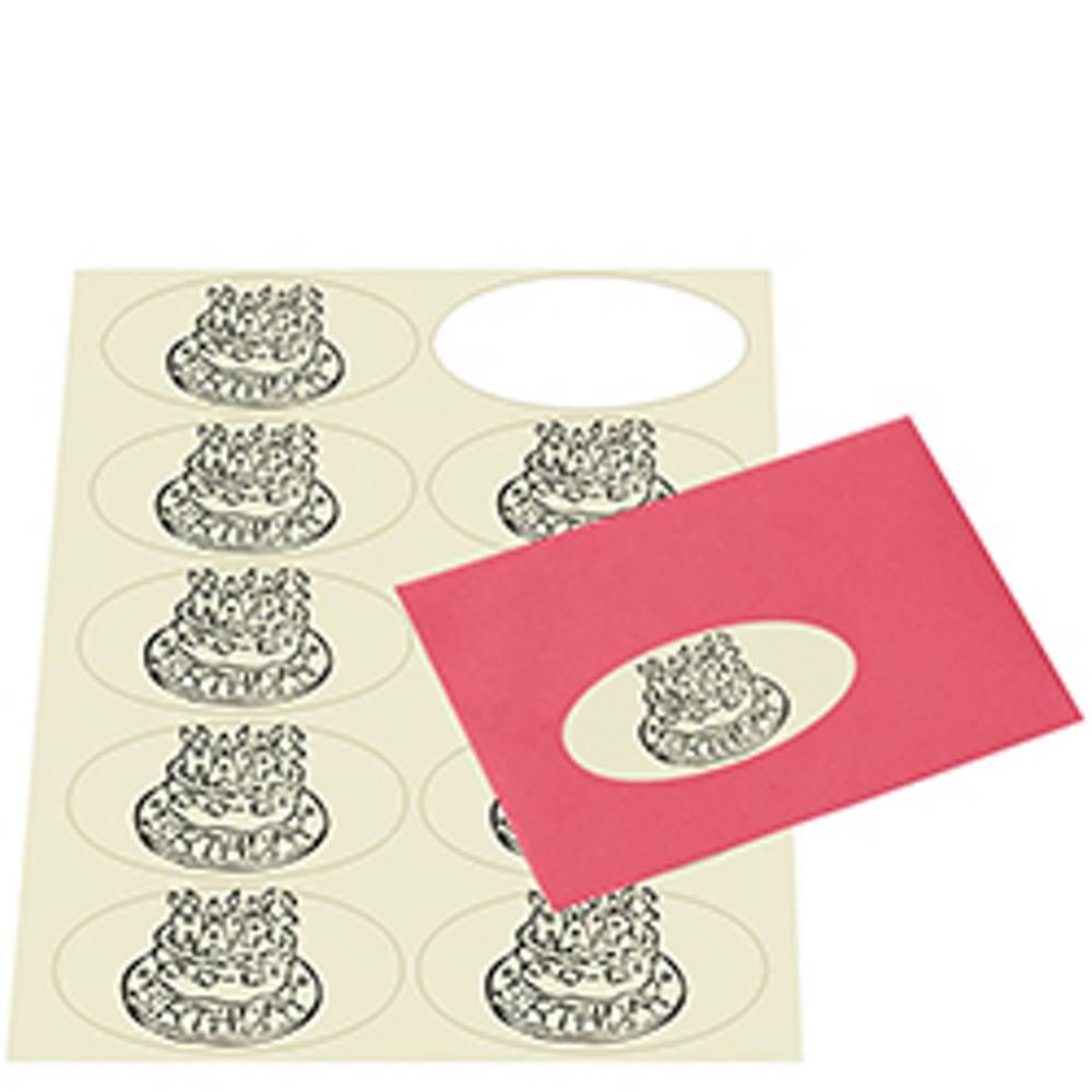 Superfine Soft White Oval Printable Labels