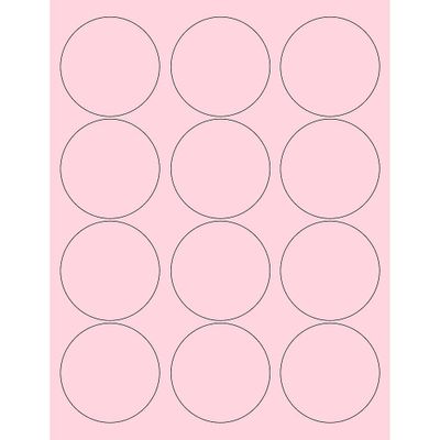 Blossom 2.5" Round Printable Labels