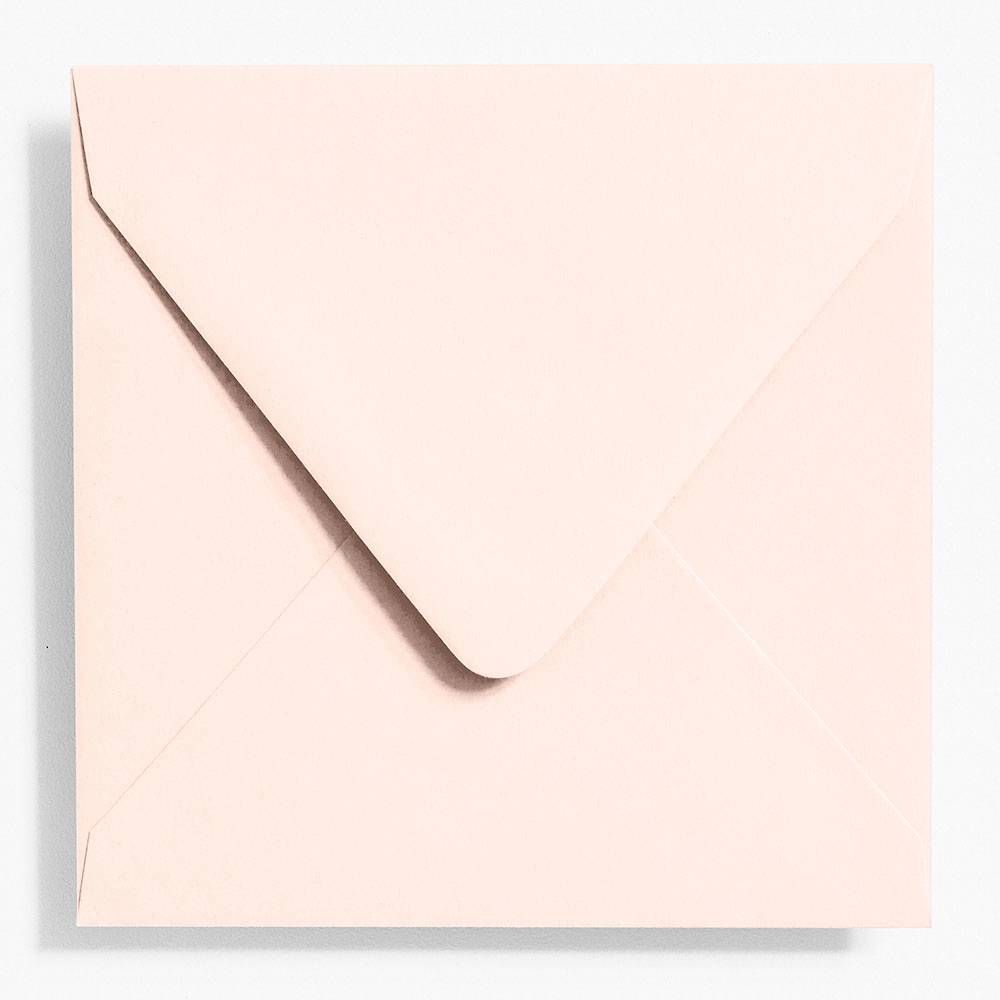 6.5" Square Superfine Blush Envelopes