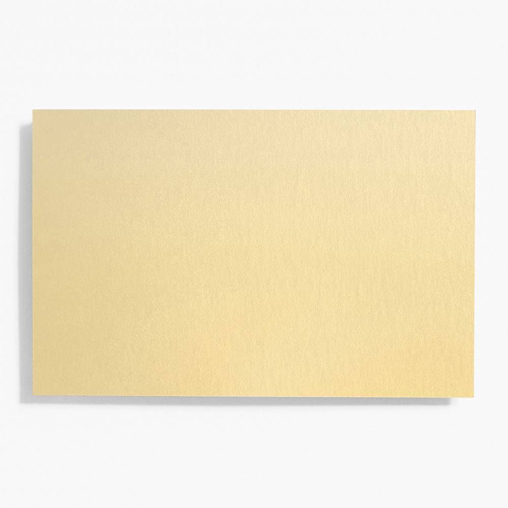 A9 Shimmer Gold Note Cards