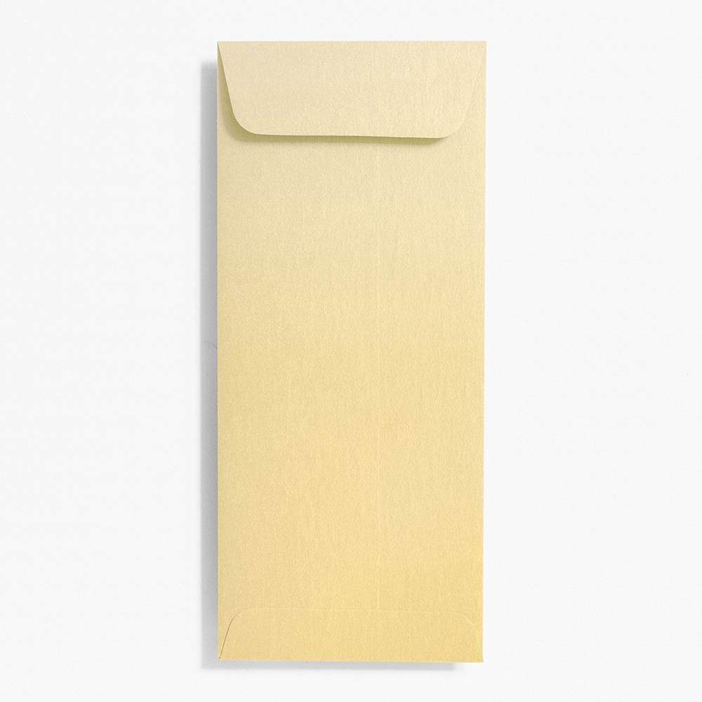 #10 Open End Shimmer Gold Envelopes