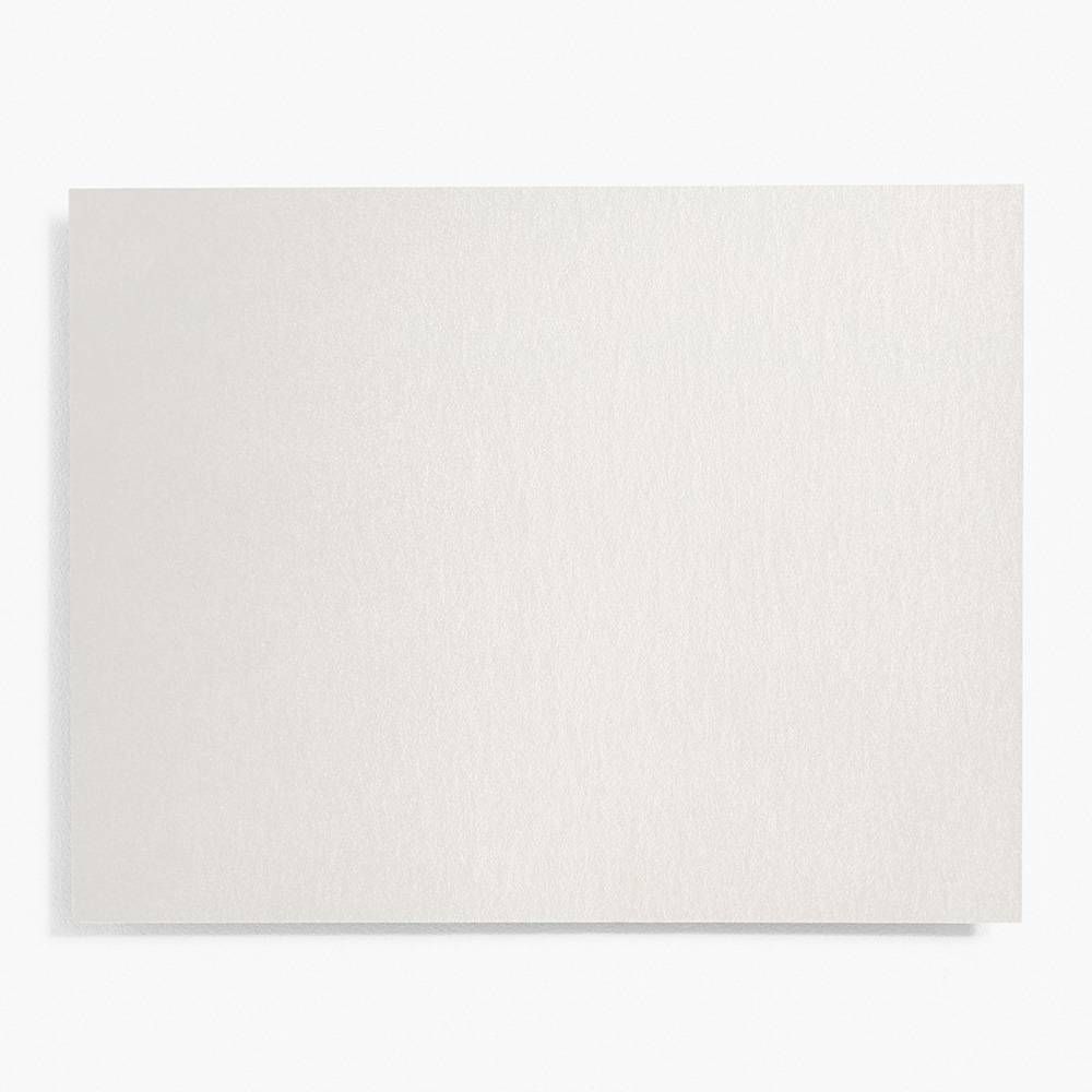 A2 Shimmer Silver Note Cards