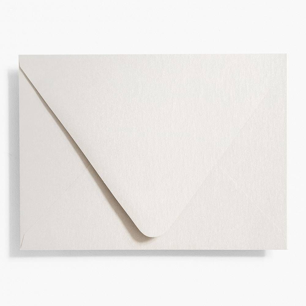 A6 Shimmer Silver Envelopes