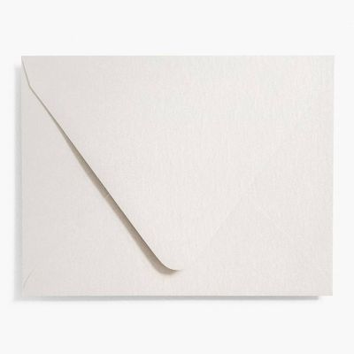 A2 Shimmer Silver Envelopes