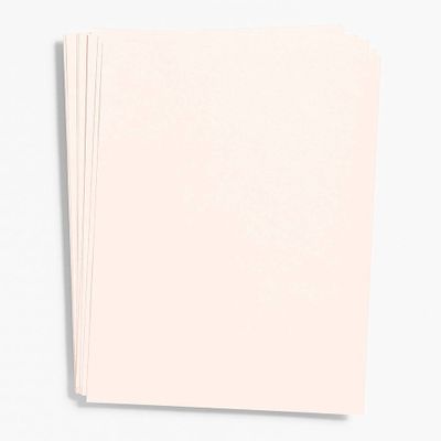 Luxe Blush Card Stock 8.5" x 11" Bulk Pack