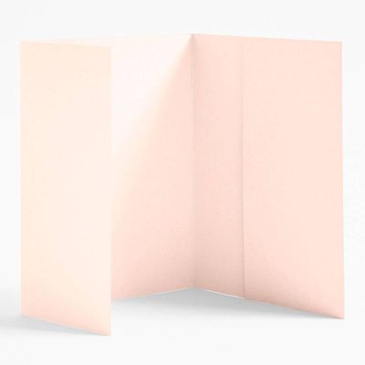 A7 Luxe Blush Folder Enclosures